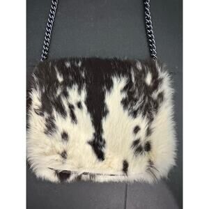 Real fur purse
